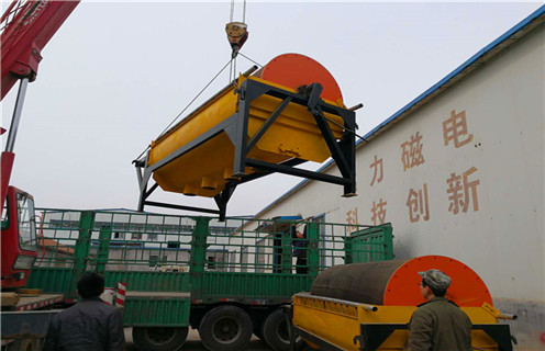 永磁筒式磁选机，云南永磁筒式磁选机厂家_远力云南永磁筒式磁选机厂家的结构磁场分布图